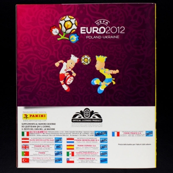 Euro 2012 Panini Sticker Album komplett - Italien