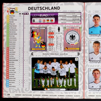 Euro 2012 Panini Sticker Album komplett - PL