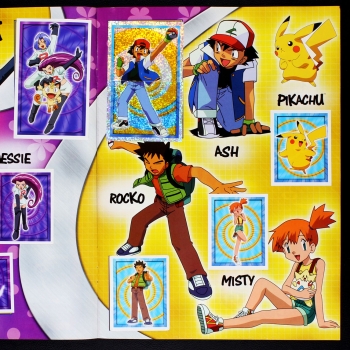 Pokemon 4 Merlin Sticker Album komplett - o.P.