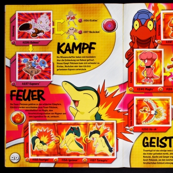 Pokemon 4 Merlin Sticker Album komplett - o.P.