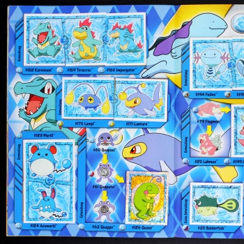 Pokemon 4 Merlin Sticker Album komplett - o.P.