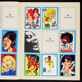 Preview: Pop Parade Americana Sticker Album teilgefüllt