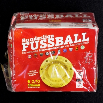 Fußball 2015 Panini Box mit 50 Sticker Tüten