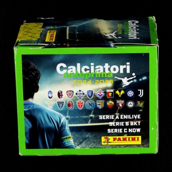 Calciatori anteprima 2024 Panini Box mit 36 Sticker Tüten