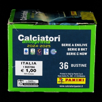 Preview: Calciatori anteprima 2024 Panini Box mit 36 Sticker Tüten