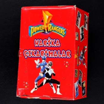 Power Ranger Panini Box mit 100 Sticker Tüten