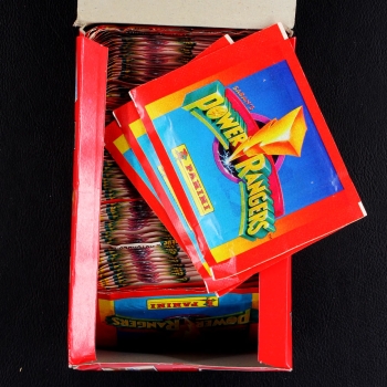 Preview: Power Ranger Panini Box mit 100 Sticker Tüten