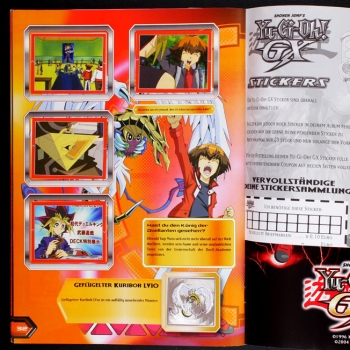 Yu-Gi-Oh! GX Upper Deck Sticker Album komplett
