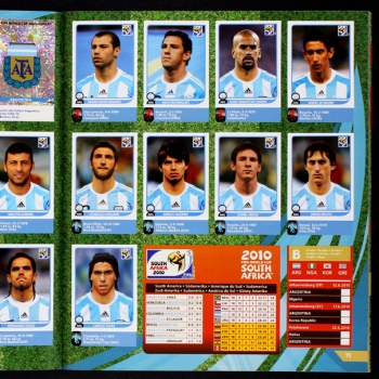 Preview: South Africa 2010 Panini Sticker Album komplett