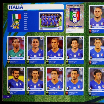 South Africa 2010 Panini Sticker Album komplett