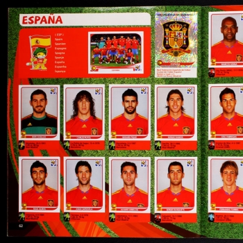 South Africa 2010 Panini Sticker Album komplett