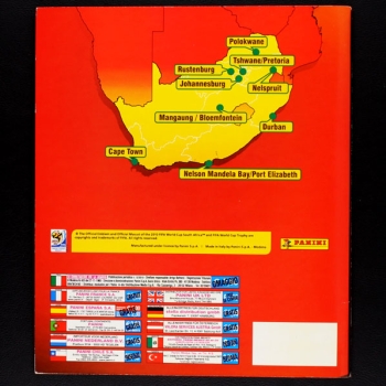 South Africa 2010 Panini Sticker Album komplett