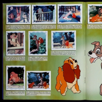 Preview: Susi und Strolch Panini Sticker Album komplett