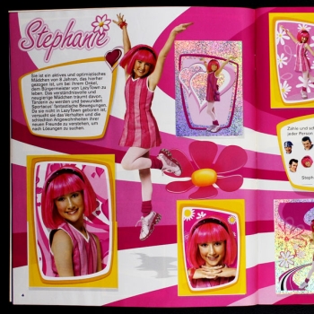Preview: Lazy Town Panini Sticker Album komplett