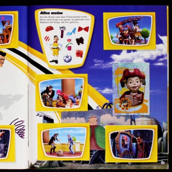Preview: Lazy Town Panini Sticker Album komplett