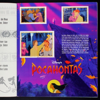 Preview: Pocahontas Panini Sticker Album komplett