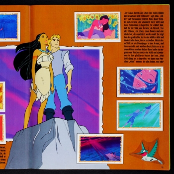 Pocahontas Panini Sticker Album komplett