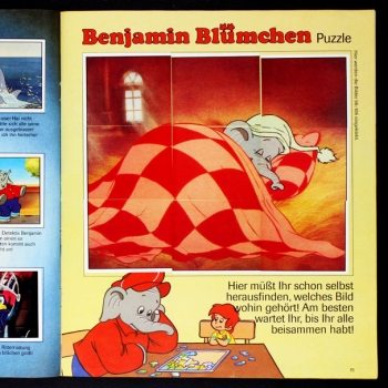 Preview: Benjamin Blümchen Panini Sticker Album komplett