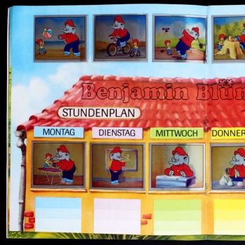 Preview: Benjamin Blümchen Panini Sticker Album komplett