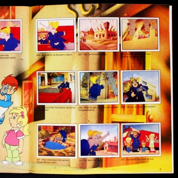 Benjamin Blümchen Panini Sticker Album komplett