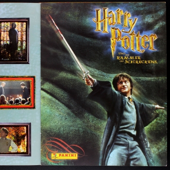 Preview: Harry Potter Kammer Panini Sticker Album komplett