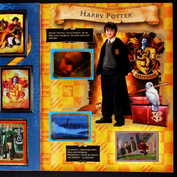 Preview: Harry Potter Kammer Panini Sticker Album komplett