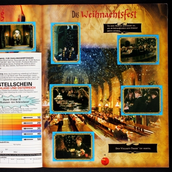Harry Potter Kammer Panini Sticker Album komplett