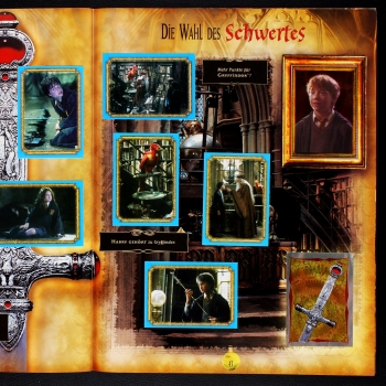 Harry Potter Kammer Panini Sticker Album komplett