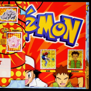 Preview: Pokemo Merlin Sticker Album teilgefüllt ca. 50%