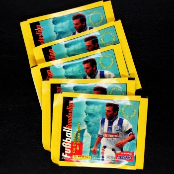 Preview: Fußball Endphase 96-97 Panini Box mit 100 Sticker Tüten