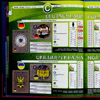 Preview: Euro 2016 Panini Sticker Album komplett - Hardcover