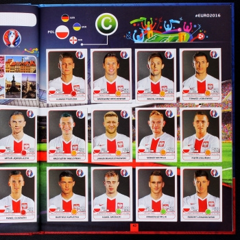 Euro 2016 Panini Sticker Album komplett - Hardcover