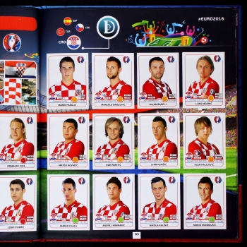 Euro 2016 Panini Sticker Album komplett - Hardcover