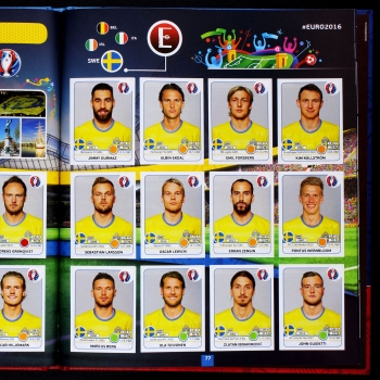 Euro 2016 Panini Sticker Album komplett - Hardcover