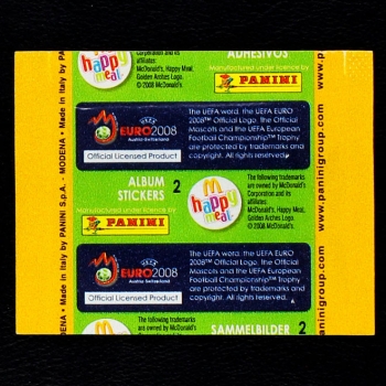 Preview: Road to Euro 2008 Panini Sticker Tüte - blaue McDonalds Version