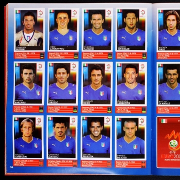 Euro 2008 Panini Sticker Album komplett
