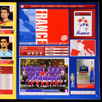 Euro 2008 Panini Sticker Album komplett