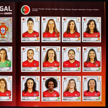 Euro 2017 Women's Panini Sticker Album komplett