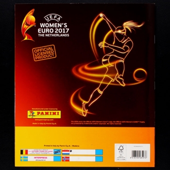 Euro 2017 Women's Panini Sticker Album komplett