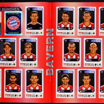 Preview: Champions League 2010 Panini Sticker Album komplett