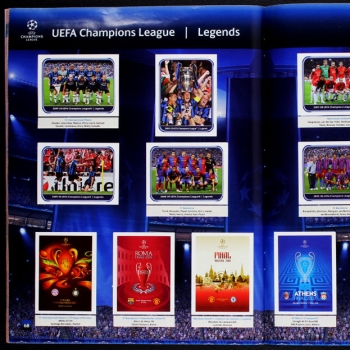 Champions League 2010 Panini Sticker Album komplett