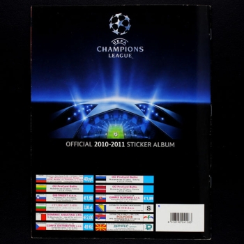 Champions League 2010 Panini Sticker Album komplett
