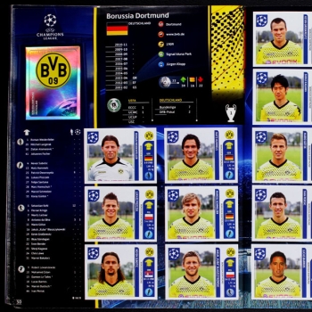 Champions League 2011 Panini Sticker Album komplett