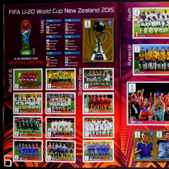 Preview: FIFA 365 2016 Panini Sticker Album komplett