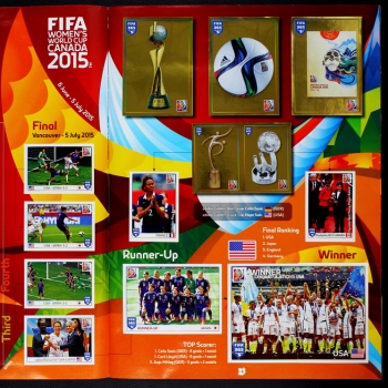 FIFA 365 2016 Panini Sticker Album komplett