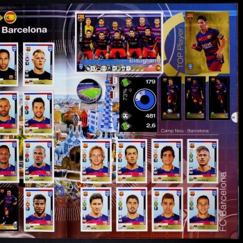 FIFA 365 2016 Panini Sticker Album komplett