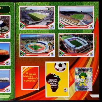 Preview: South Africa 2010 Panini Sticker Album komplett