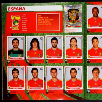 South Africa 2010 Panini Sticker Album komplett