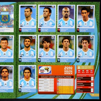 Preview: South Africa 2010 Panini Sticker Album komplett