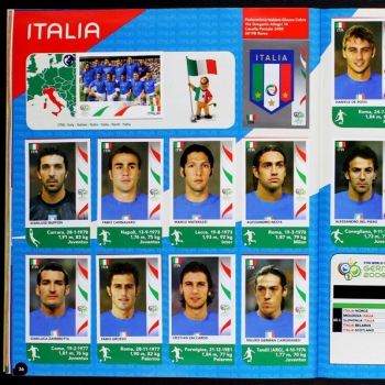 Germany 2006 Panini Sticker Album komplett